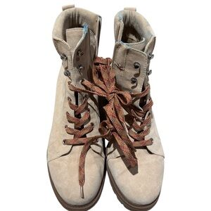 Vince Camuto Suede Combat Boot